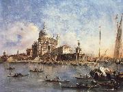 Francesco Guardi Venice The Punta della Dogana with S.Maria della Salute USA oil painting reproduction